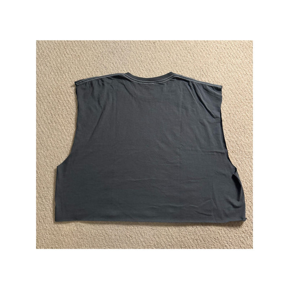 NWOT Buckle Johnny Cash Man In Black Cropped Muscle Tee - Picture 3 of 4